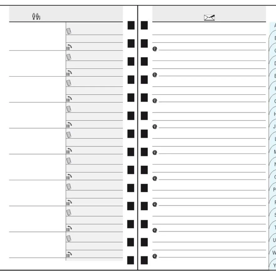 Répertoire Carnet d'adresses Linicolor - 9 x 13 cm - disponible dans différentes couleurs - Exacompta