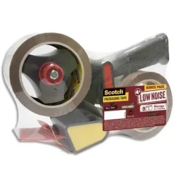 Ruban d'emballage Scotch - 48 mm x 66 m - Lot de 2 + 1 dévidoir