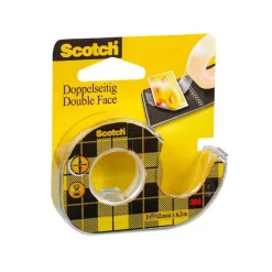 Ruban Scotch Double Face - 12 mm x 6,3 m + 25% gratuit