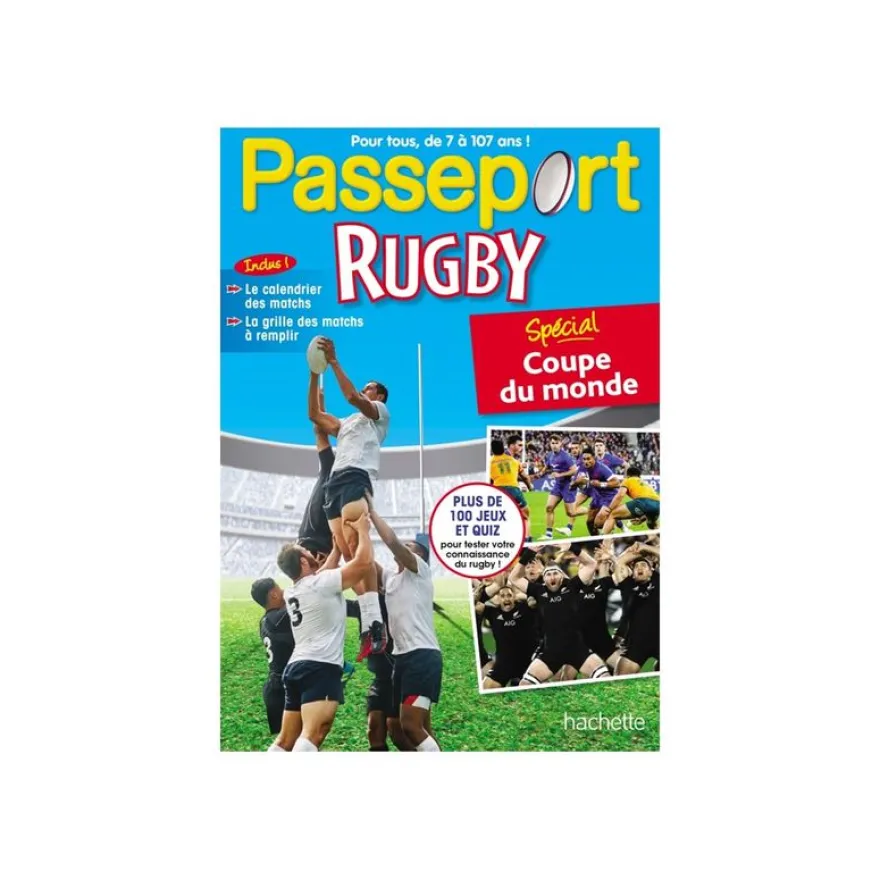Rugby Spécial Coupe du monde - Livre d'exercices