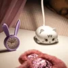 Réveil lapin Back2Fun - format mini - idéal apprentissage de l’heure - pile incluse