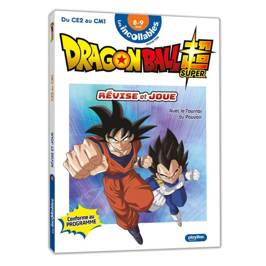 Révise et joue avec Dragon Ball Super - Cahier de vacances 2026 - Du CE2 au CM1 - 8/9 ans