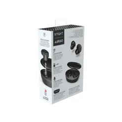 Ryght Airgo Kit main libre - Ecouteurs sans fil bluetooth avec micro - intra-auriculaire - noir