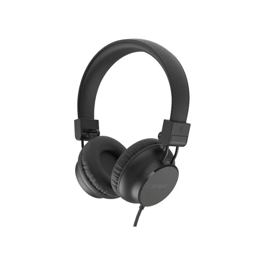 Ryght Nima - Casque filaire avec micro - jack 3,5mm - noir