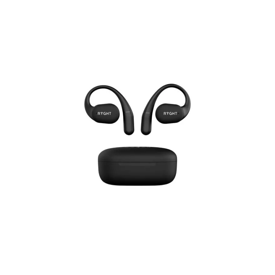 Ryght Open – Écouteurs sans Fil - extra auriculaires - noir