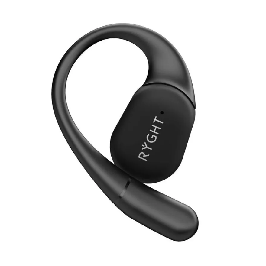 Ryght Open – Écouteurs sans Fil - extra auriculaires - noir