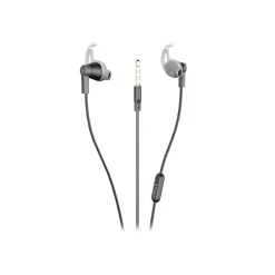 Ryght SPORT BUDS+MIC - Écouteurs avec micro - intra-auriculaire - filaire - jack 3,5mm - noir