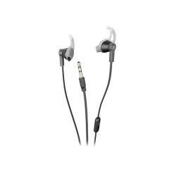 Ryght SPORT BUDS+MIC - Écouteurs avec micro - intra-auriculaire - filaire - jack 3,5mm - noir