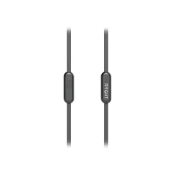 Ryght SPORT BUDS+MIC - Écouteurs avec micro - intra-auriculaire - filaire - jack 3,5mm - noir