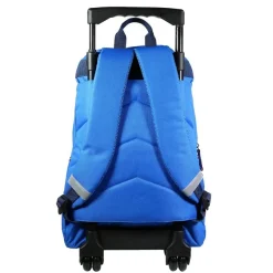 Sac à dos à roulettes Ligue 1 - 2 compartiments - bleu - Bagtrotter