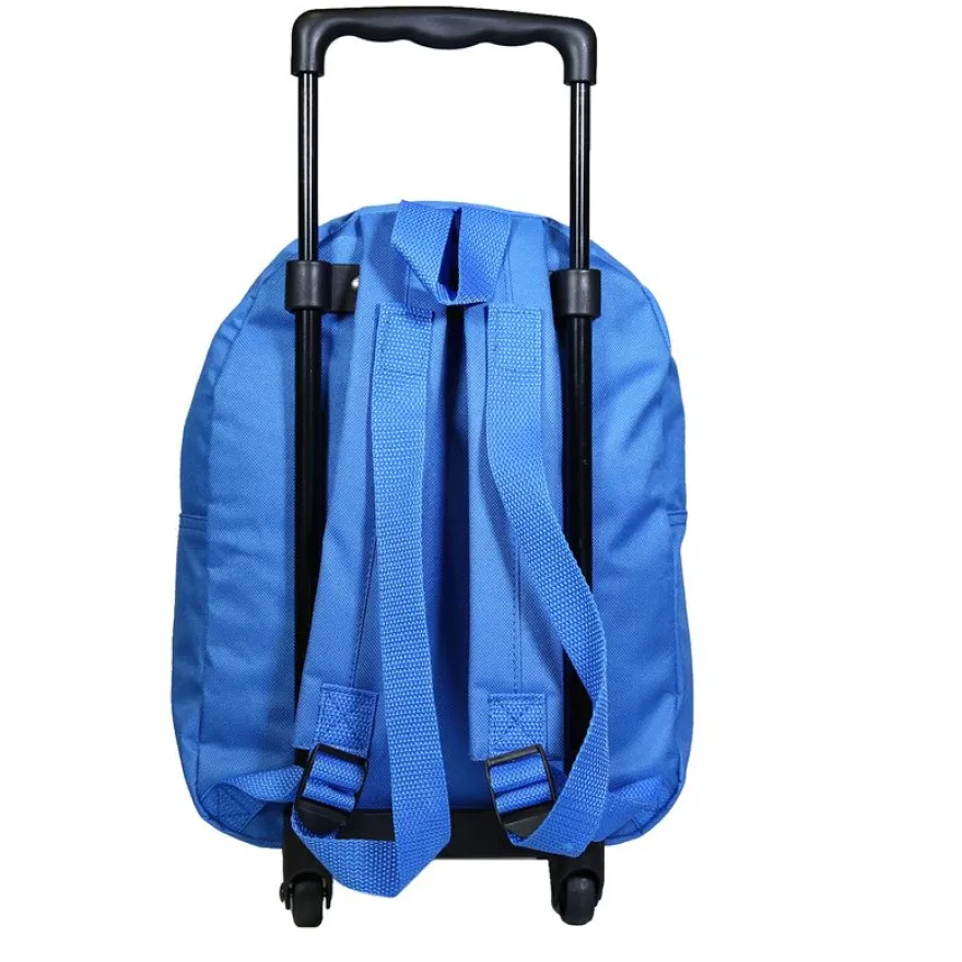 Sac à dos à roulettes Pat'Patrouille - 31 cm - 1 compartiment - bleu - Bagtrotter