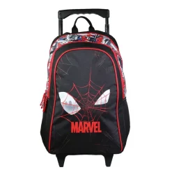 Sac à dos à roulettes Spiderman - 2 compartiments - noir - Bagtrotter