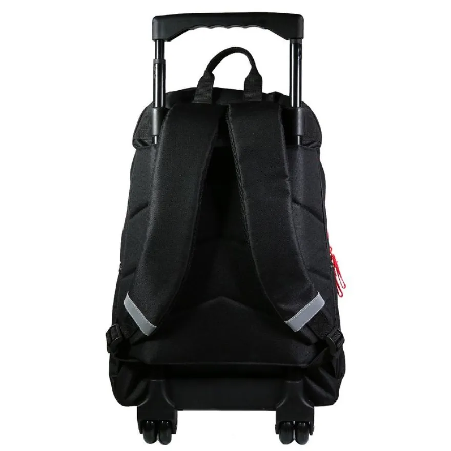 Sac à dos à roulettes Spiderman - 2 compartiments - noir - Bagtrotter