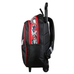 Sac à dos à roulettes Spiderman - 2 compartiments - noir - Bagtrotter