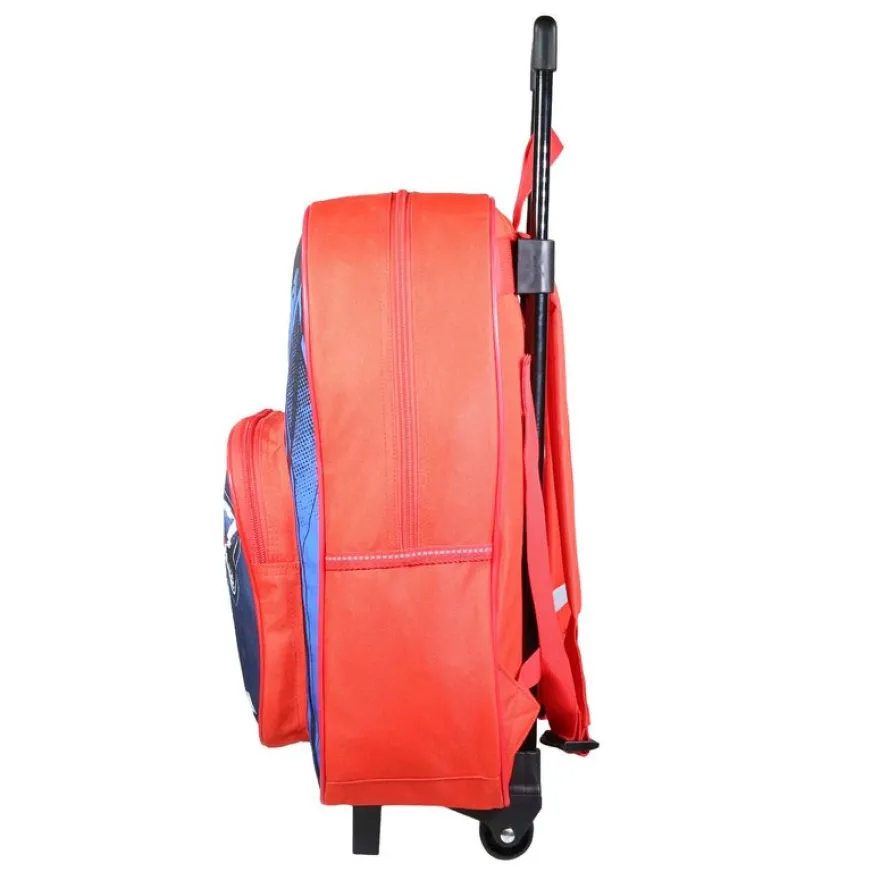 Sac à dos à roulettes Spiderman - 1 compartiment - bleu - Bagtrotter