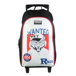Sac à dos à roulettes Vorax Tigre - 2 compartiments - noir - Bagtrotter