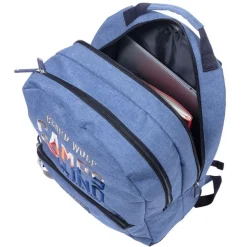 Sac à dos Camps Beard Wolf - 2 compartiments - bleu - 25L - Kid'Abord