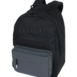 Sac à dos Deeluxe College - 1 compartiment multipoche ordinateur - noir - Oberthur