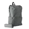 Sac à dos et trousse recyclé - 1 compartiment - gris - Brepols