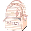 Sac à dos EttaVee Hello - 2 compartiments - rose clair - Kid'Abord