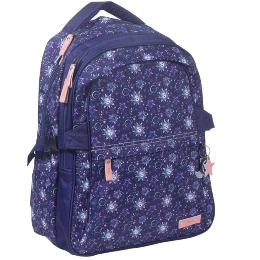 Sac à dos EttaVee Moon - 2 compartiments - violet - 25L - Kid'Abord