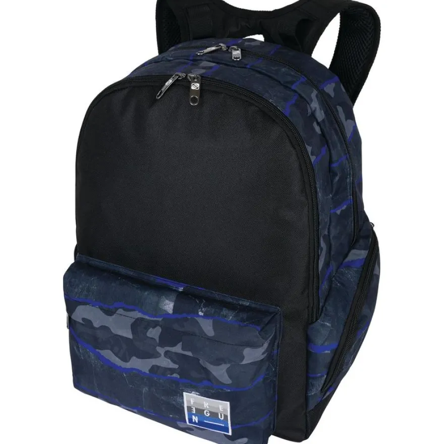 Sac à dos Freegun - 2 compartiments - noir - Oberthur