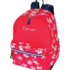 Sac à dos Kaporal Girl - 2 compartiments - rouge - Oberthur