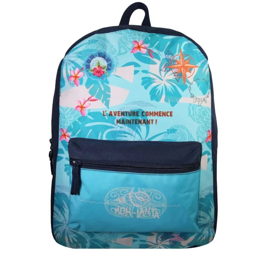 Sac à dos Koh Lanta - 1 compartiment - turquoise - Bagtrotter