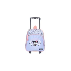 Sac à dos maternelle à roulettes Chacha Lovely - 1 compartiment - bleu lavande - Kid'Abord
