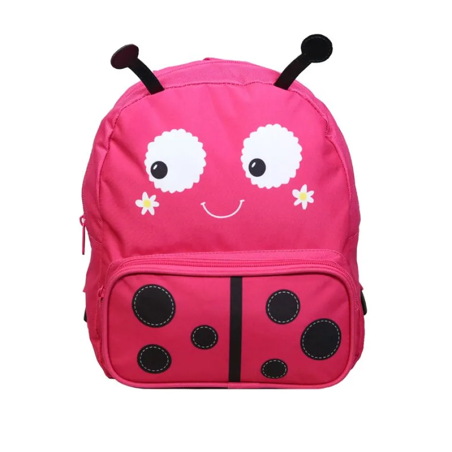 Sac à dos maternelle Kids Coccinelle - 1 compartiment - rose - Bagtrotter