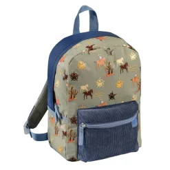 Sac à dos maternelle Louise & Arthur - 1 compartiment - cowboy - Quo Vadis