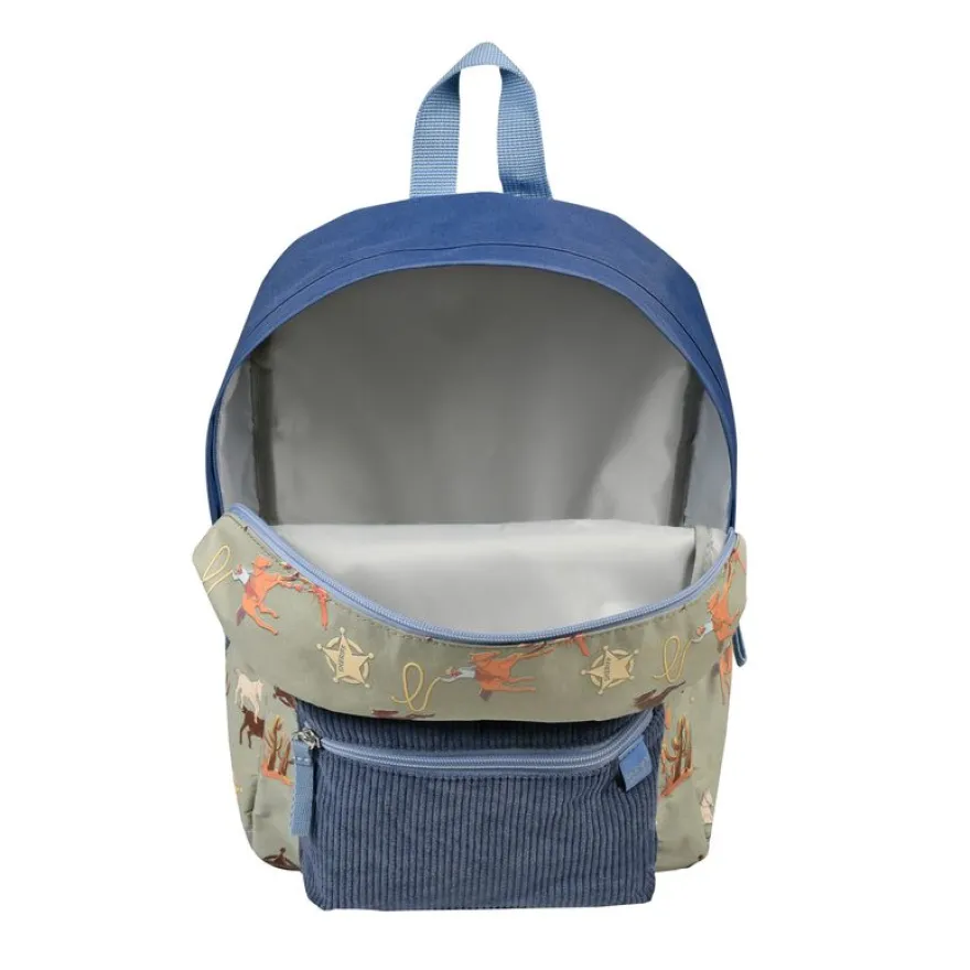 Sac à dos maternelle Louise & Arthur - 1 compartiment - cowboy - Quo Vadis