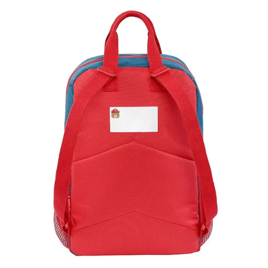 Sac à dos maternelle Mini Pompier - 1 compartiment - bleu - Viquel
