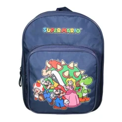 Sac à dos maternelle Super Mario - 1 compartiment - bleu - Bagtrotter