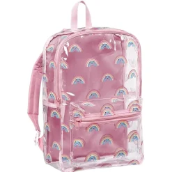 Sac à dos maternelle translucide Baby Kawaii Rainbow - 1 compartiment - Viquel