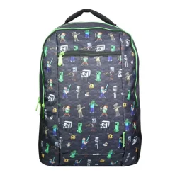 Sac à dos Minecraft - 2 compartiments - noir - Bagtrotter