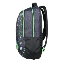 Sac à dos Minecraft - 2 compartiments - noir - Bagtrotter