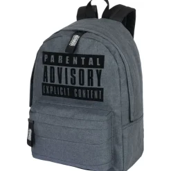 Sac à dos Parental Advisory - 1 compartiment - gris chine - Oberthur