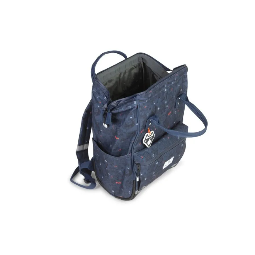 Sac à dos Robot - 1 compartiment - bleu - Pol Fox