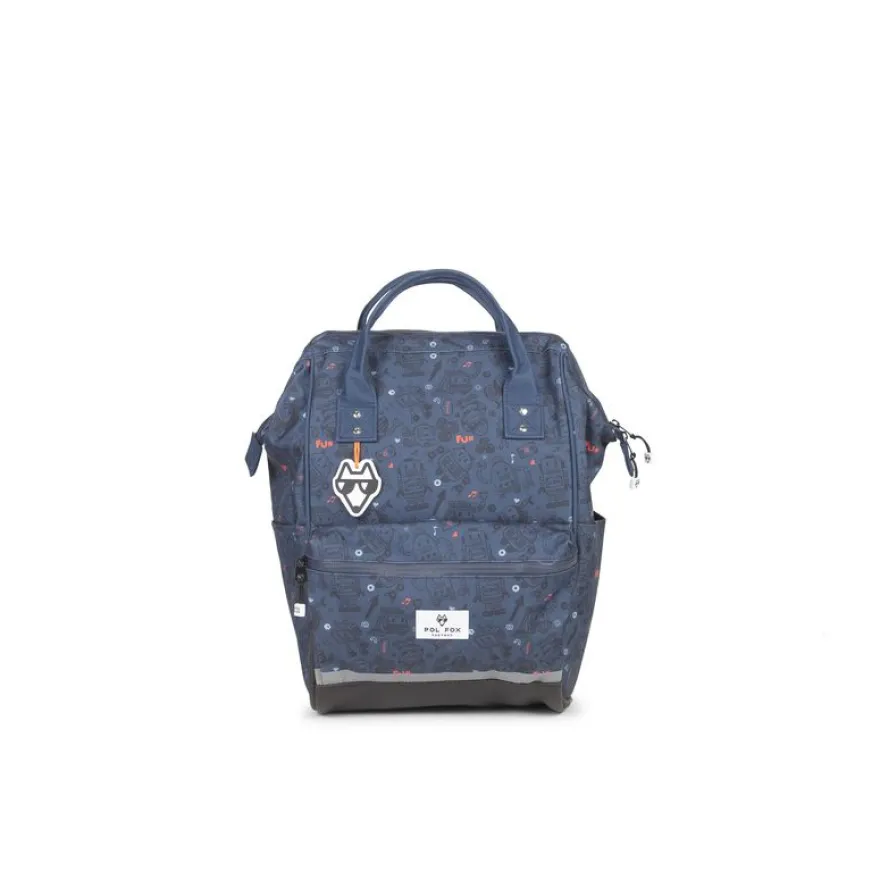 Sac à dos Robot - 1 compartiment - bleu - Pol Fox