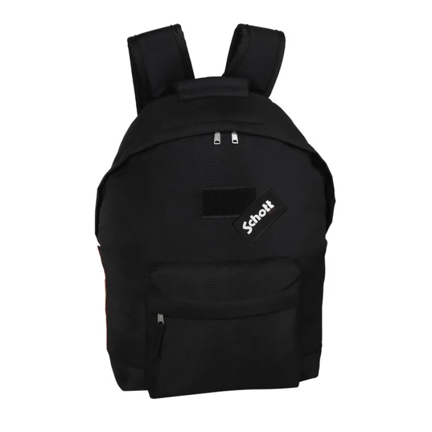 Sac à dos Schott Black - 1 compartiment - noir - Hamelin