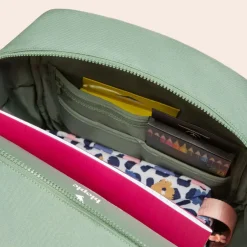 Sac à dos scolaire Noah - 43,5 cm - 1 compartiment - kaki - Biopic