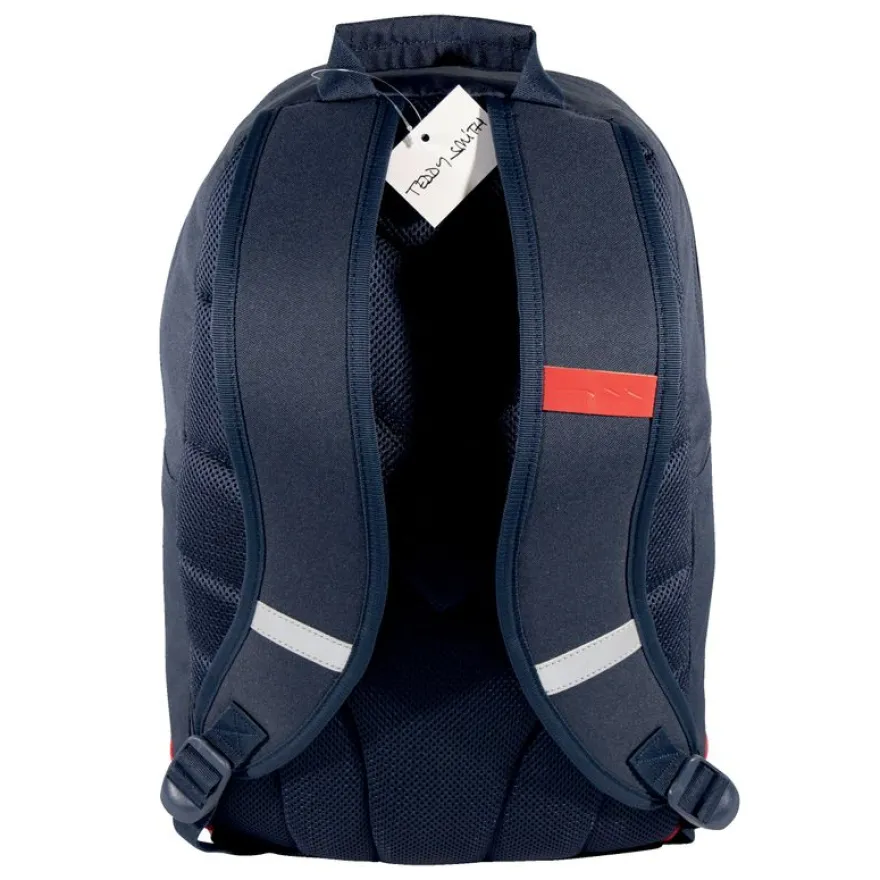 Sac à dos Teddy Smith Warm Up - 1 compartiment - bleu/rouge - Hamelin