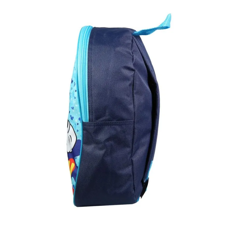 Sac à goûter Mickey - 1 compartiment - 31 cm - bleu - Bagtrotter
