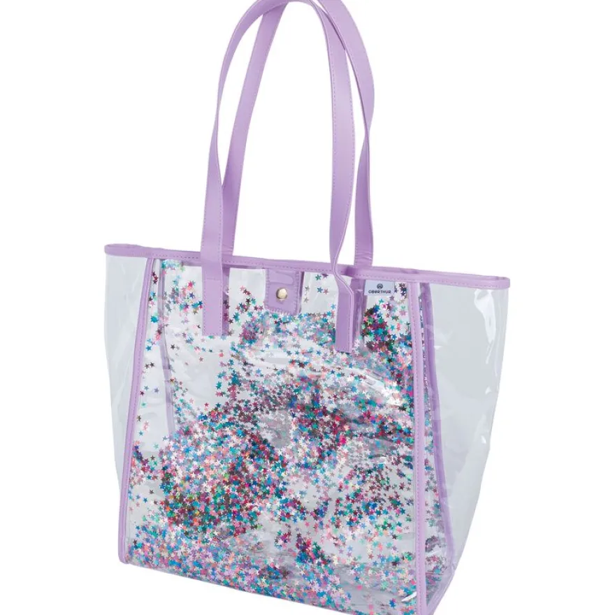 Sac cabas Confettis - 1 compartiment - 2 décors assortis - Oberthur