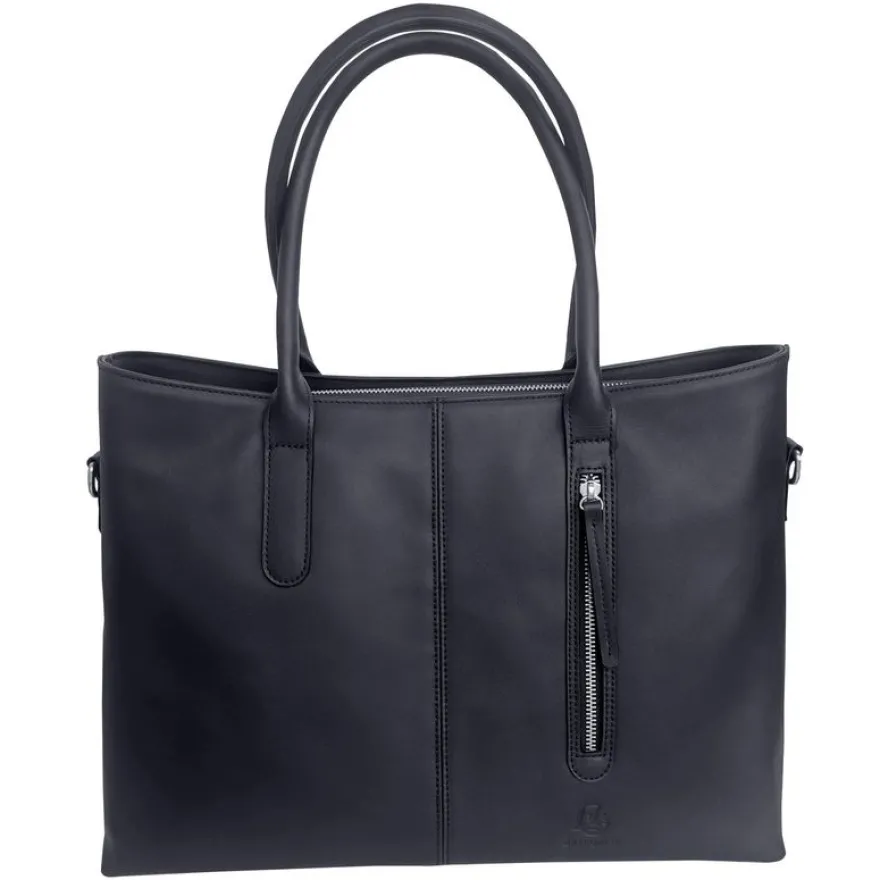 Sac cabas ordinateur IconiK cuir noir EXACOMPTA