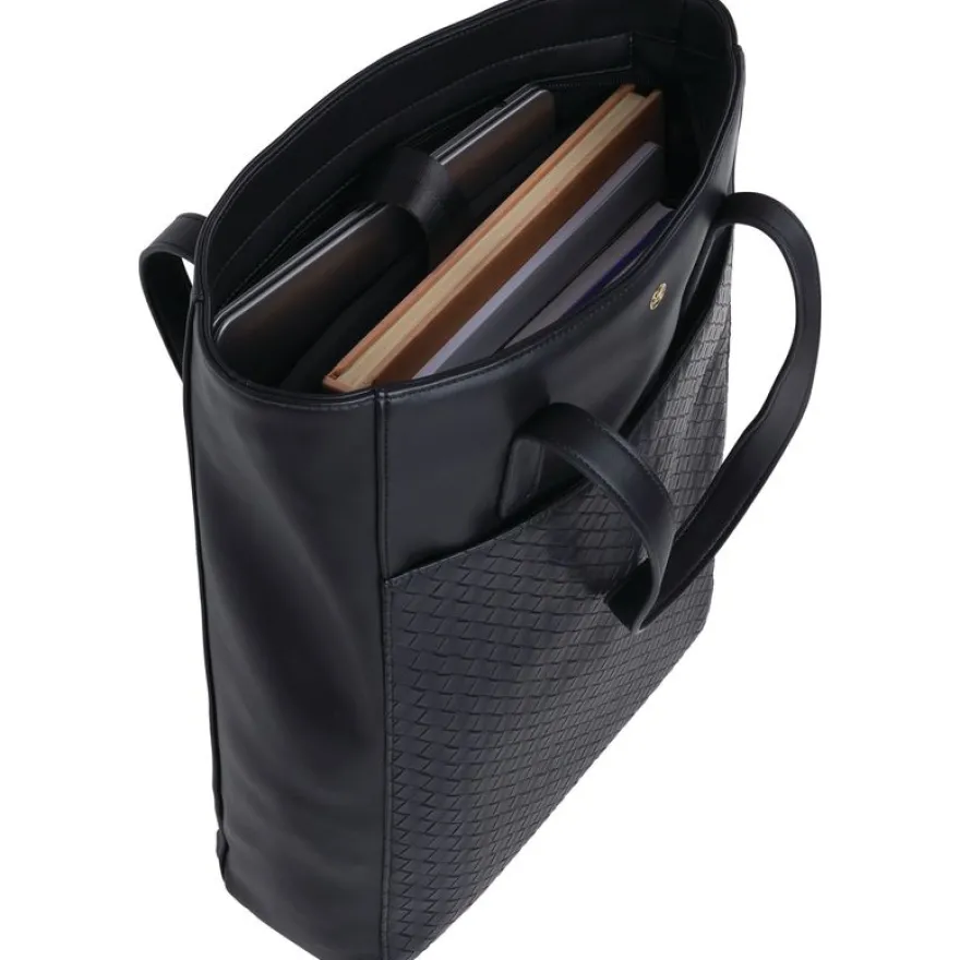 Sac cabas ordinateur 15,6" Lisbonne - 1 compartiment - noir - oberthur