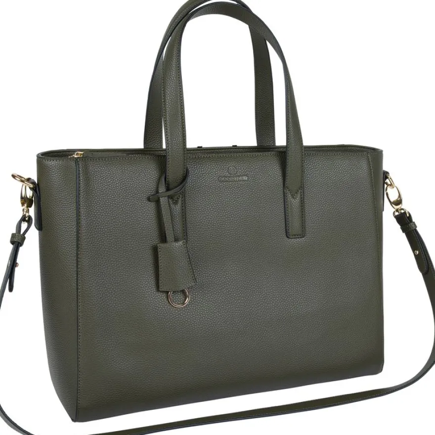 Sac cabas ordinateur 15,6" Lady Bradford - 1 compartiment - kaki - oberthur
