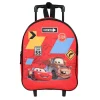 Sac maternelle à roulettes Cars - 1 compartiment - 10L - rouge - Bagtrotter