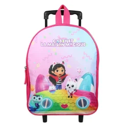 Sac maternelle à roulettes Gabby et la maison magique - 1 compartiment - violet - Bagtrotter